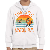 Alston Family Funny Thanksgiving Reunion Party T Shirt Youth Zipper Hoodie | Artistshot