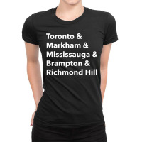 Toronto Ontario Canada Cities Ladies Fitted T-shirt | Artistshot