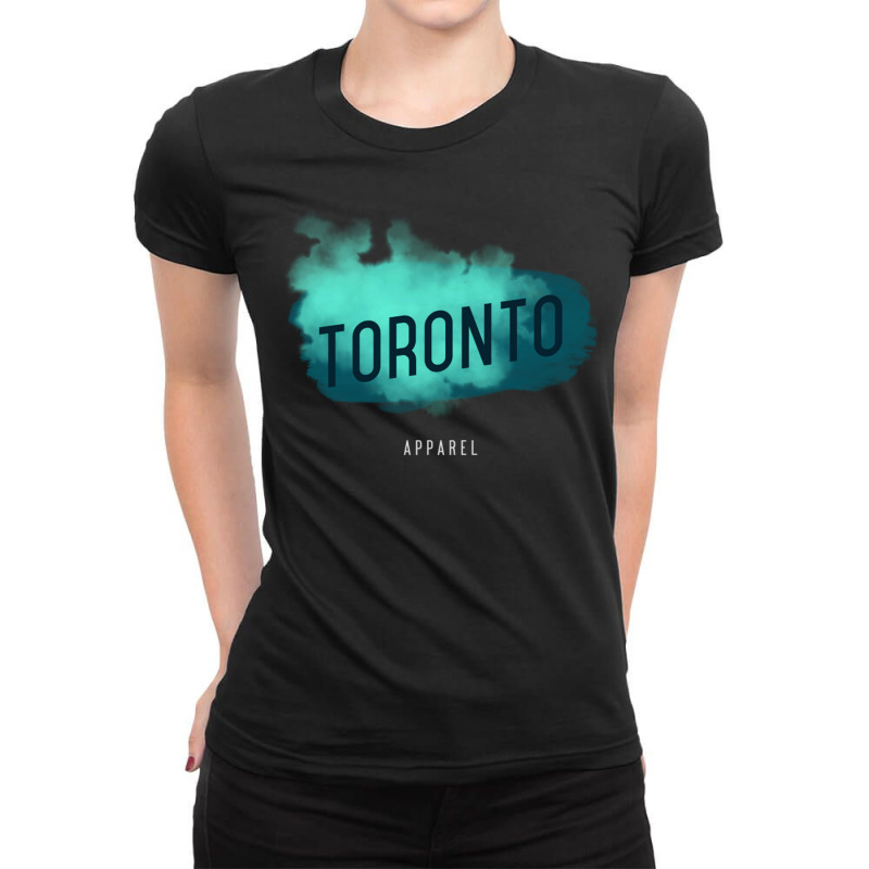 Toronto Ontario Canada Ladies Fitted T-Shirt by ekukaevelsy | Artistshot