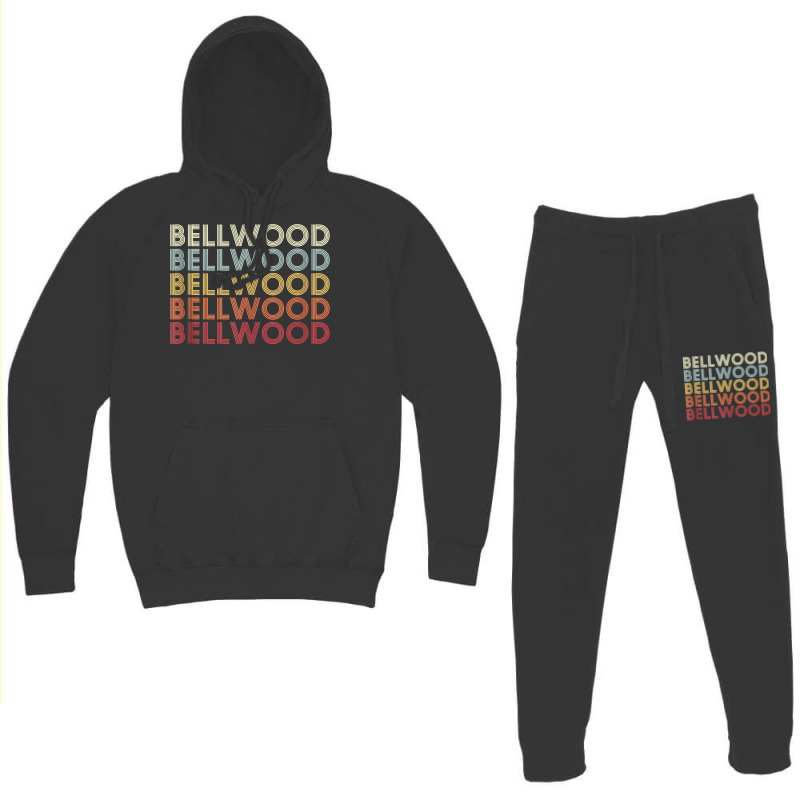 Bellwood Virginia Bellwood Va Retro Vintage Text Tank Top Hoodie & Jogger Set | Artistshot