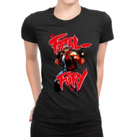 Fatal Fury Ladies Fitted T-shirt | Artistshot