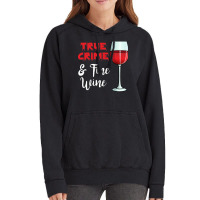 True Crime And Fine Wine Vintage Hoodie | Artistshot