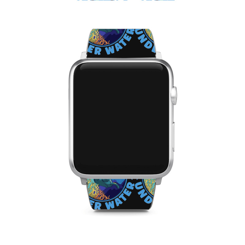 Life Is Better Under Water Marine Biology Scuba Diver Premium Apple Watch Band | Artistshot