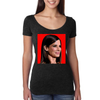 Sandra Bullock Women's Triblend Scoop T-shirt | Artistshot