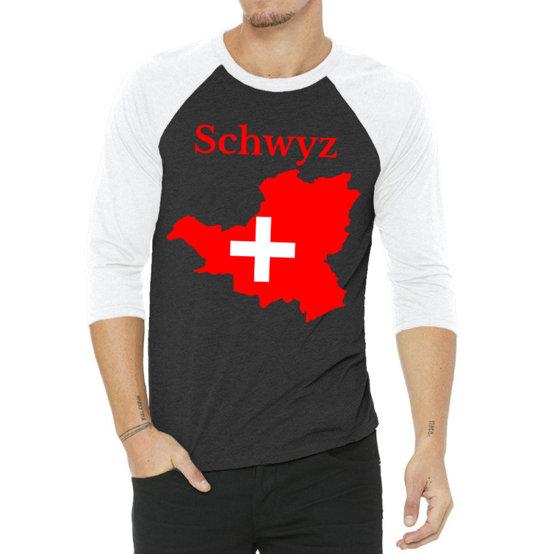 Schwyz Canton, Switzerland 3/4 Sleeve Shirt | Artistshot