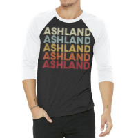 Ashland Virginia Ashland Va Retro Vintage Text Tank Top 3/4 Sleeve Shirt | Artistshot