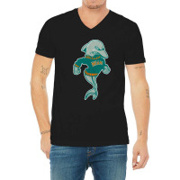 Retro Miami Mascot Original Concept V-neck Tee | Artistshot