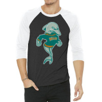 Retro Miami Mascot Original Concept 3/4 Sleeve Shirt | Artistshot