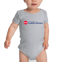 University Of Illinois Chicago, Uic, Chicago, Illinois, Merch Baby Bodysuit | Artistshot