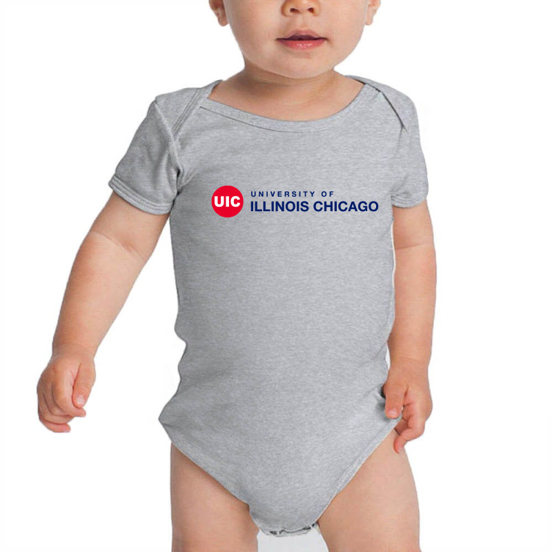 University Of Illinois Chicago, Uic, Chicago, Illinois, Merch Baby Bodysuit by samueltheodore663 | Artistshot