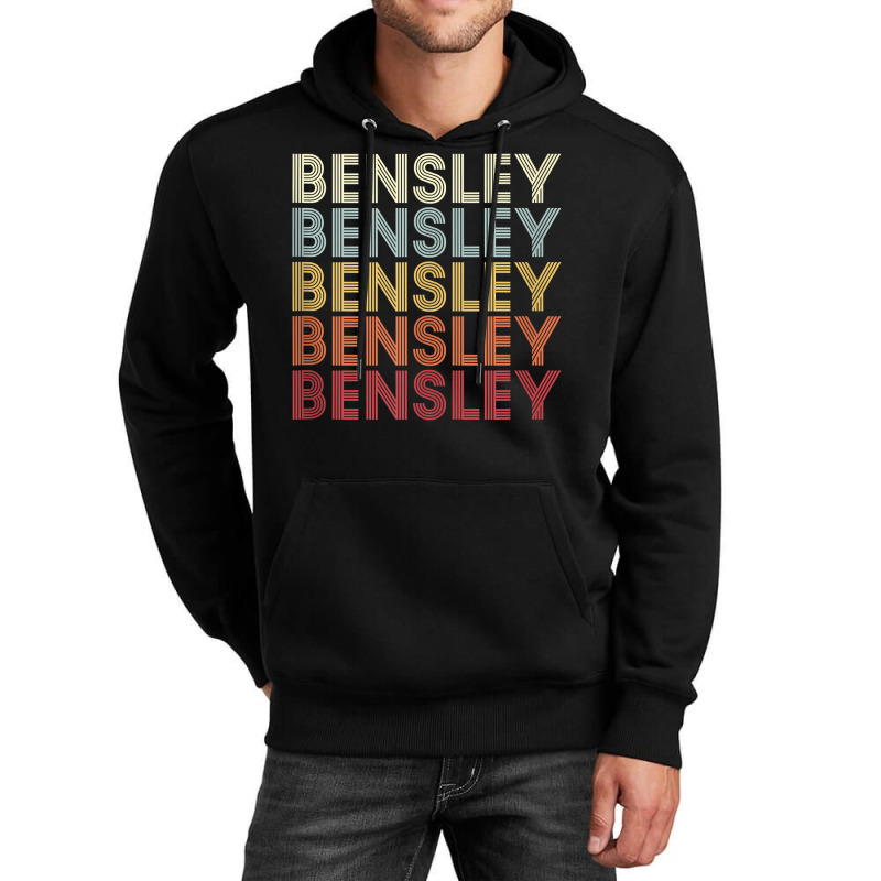 Bensley Virginia Bensley Va Retro Vintage Text Tank Top Unisex Hoodie | Artistshot