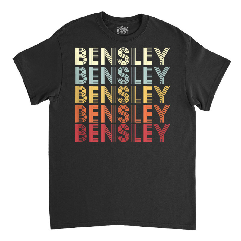 Bensley Virginia Bensley Va Retro Vintage Text Tank Top Classic T-shirt | Artistshot