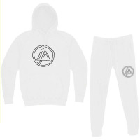 Black Two Line Hoodie & Jogger Set | Artistshot