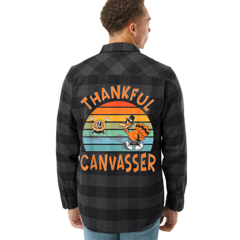 Canvasser Job Funny Thanksgiving T Shirt Flannel Shirt by deemerx8lmshare | Artistshot