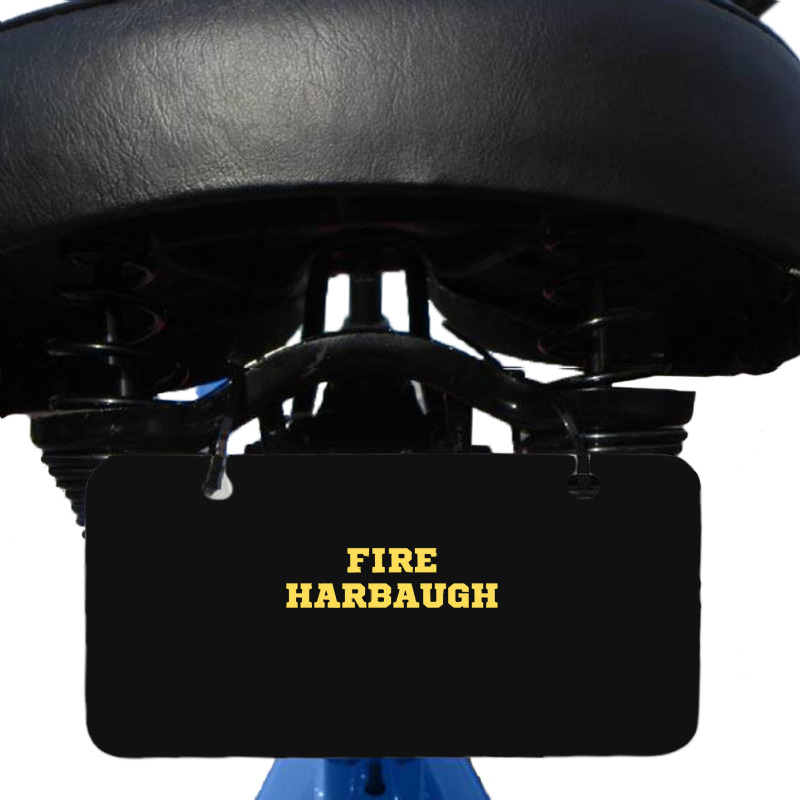 Fire Harbaugh Michigan Wolverine Bicycle License Plate | Artistshot