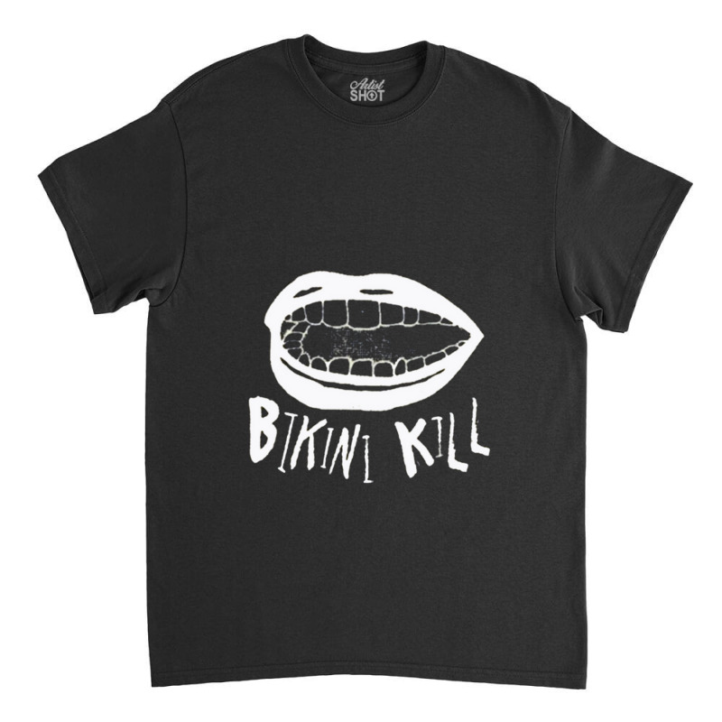 Lips On Bikini Kill Classic T-shirt by RandallMitchell | Artistshot