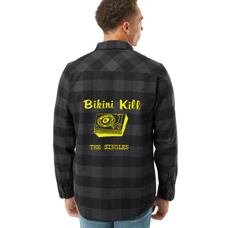 The Singles Of Bikini Kill Flannel Shirt by RandallMitchell | Artistshot