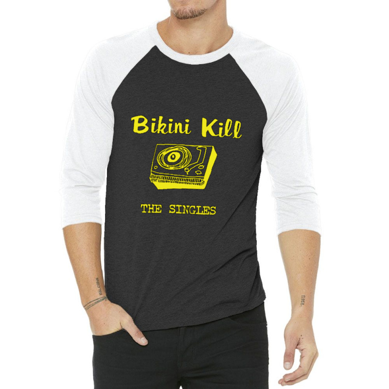 The Singles Of Bikini Kill 3/4 Sleeve Shirt by RandallMitchell | Artistshot