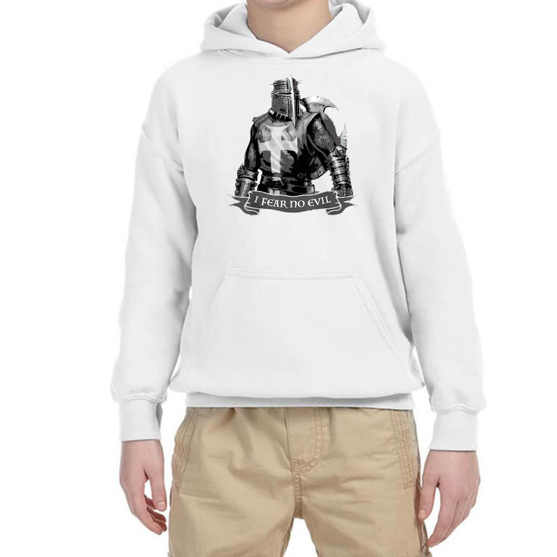 Crusader I Fear No Evil Knight Templar Warrior Of God T Shirt Youth Hoodie | Artistshot