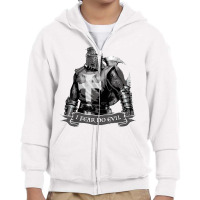 Crusader I Fear No Evil Knight Templar Warrior Of God T Shirt Youth Zipper Hoodie | Artistshot