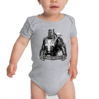 Crusader I Fear No Evil Knight Templar Warrior Of God T Shirt Baby Bodysuit | Artistshot