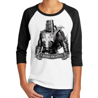 Crusader I Fear No Evil Knight Templar Warrior Of God T Shirt Youth 3/4 Sleeve | Artistshot