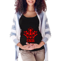 Canada Maternity Scoop Neck T-shirt | Artistshot