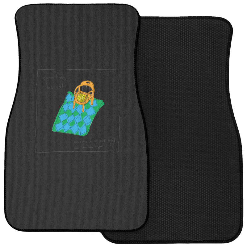 Sometimes I Sit Front Car Mat | Artistshot