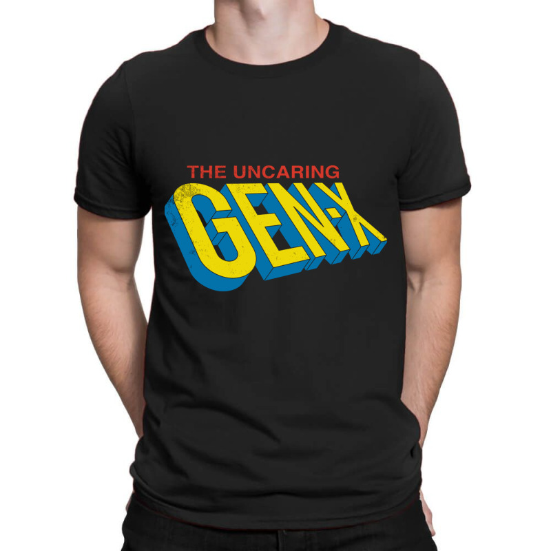 The Uncaring Gen X Vintage Distressed Superhero Co T-Shirt by Doannoki | Artistshot