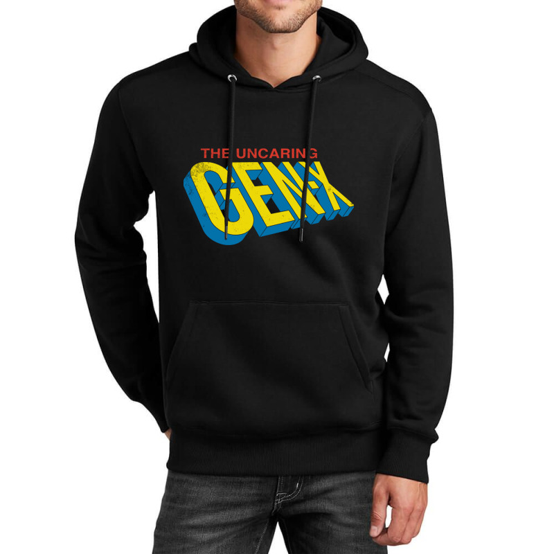 The Uncaring Gen X Vintage Distressed Superhero Co Unisex Hoodie by Doannoki | Artistshot