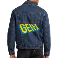 The Uncaring Gen X Vintage Distressed Superhero Co Men Denim Jacket | Artistshot