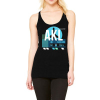 Auckland Akl Airport Code Baggage Tag Racerback Tank | Artistshot