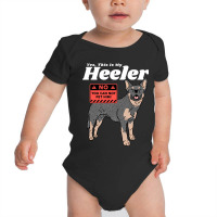 Heeler Dog Owner Australian Cattle Dog Blue Heeler-zhplz Baby Bodysuit | Artistshot