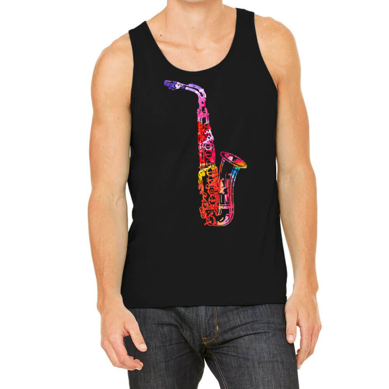 Saxophone Instrument T  Shirtsaxophone Instrument Saxo Lover Gift For Tank Top by sbraun223 | Artistshot