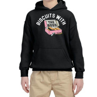 Biscuits With The Boss Youth Hoodie | Artistshot