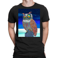 The Mechanical Night Owl T-shirt | Artistshot