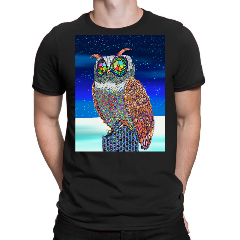 The Mechanical Night Owl T-shirt | Artistshot