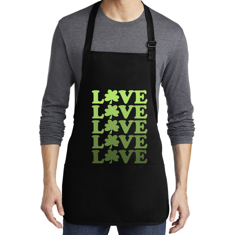 St Patrick Day Love T  Shirtst Patrick Day Love Medium-length Apron | Artistshot