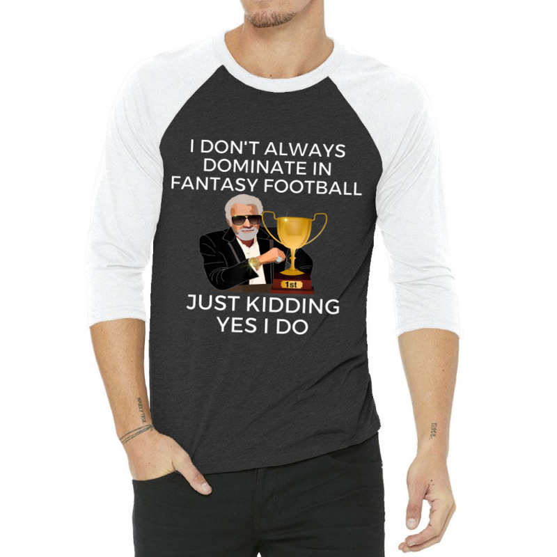 Funny Fantasy Football Champion Fantasy 3/4 Sleeve Shirt | Artistshot