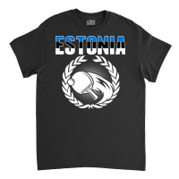 Estonia Ping Pong Lovers   Estonian Table Tennis Supporters Sweatshirt Classic T-shirt | Artistshot