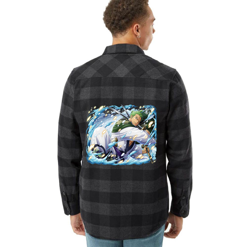 Anime Zoro Flannel Shirt | Artistshot