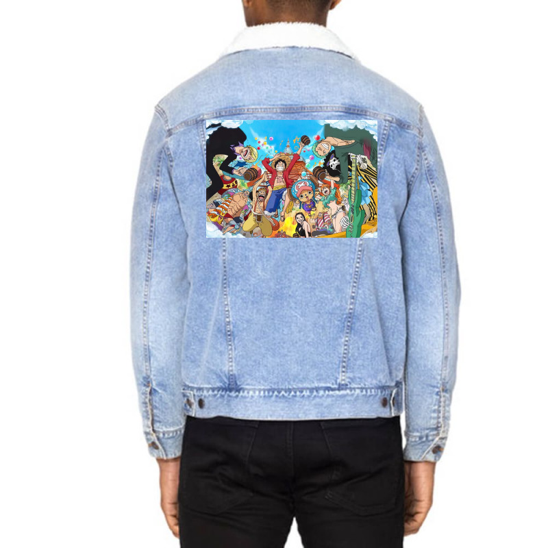 One Piece Unisex Sherpa-lined Denim Jacket | Artistshot