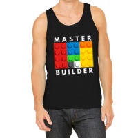 Master Builder Building Blocks Brick Builders Toys Gift Tank Top | Artistshot