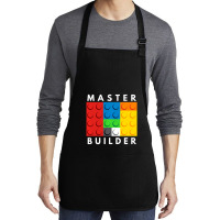 Master Builder Building Blocks Brick Builders Toys Gift Medium-length Apron | Artistshot