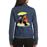 Sea Salt Trio Kids Ladies Denim Jacket | Artistshot