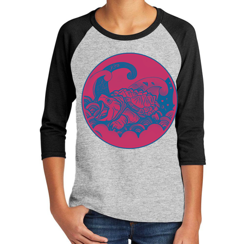 Alligator Snapping Turtle - Reptile - Nature - Alligator Youth 3/4 Sleeve | Artistshot