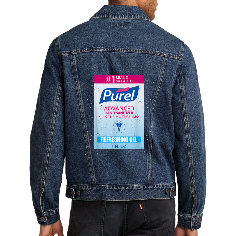 Hand Sanitizer Last Minute Funny Halloween Costume Men Denim Jacket by DanielEricJagd | Artistshot