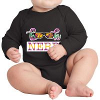 Book Nerd (3) Long Sleeve Baby Bodysuit | Artistshot