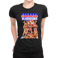 American Gladiators Ladies Fitted T-shirt | Artistshot