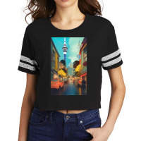 Auckland City Painting 1 Scorecard Crop Tee | Artistshot